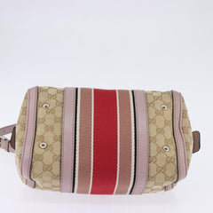 Gucci Vintage Web Boston Bag GG Canvas