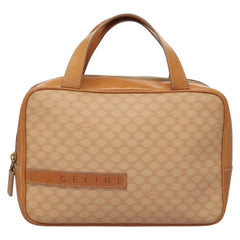 Celine Vintage Macadam Handbag Canvas and Leather