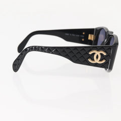 Chanel CC Logo Matelasse Sunglasses Eye Wear Plastic
