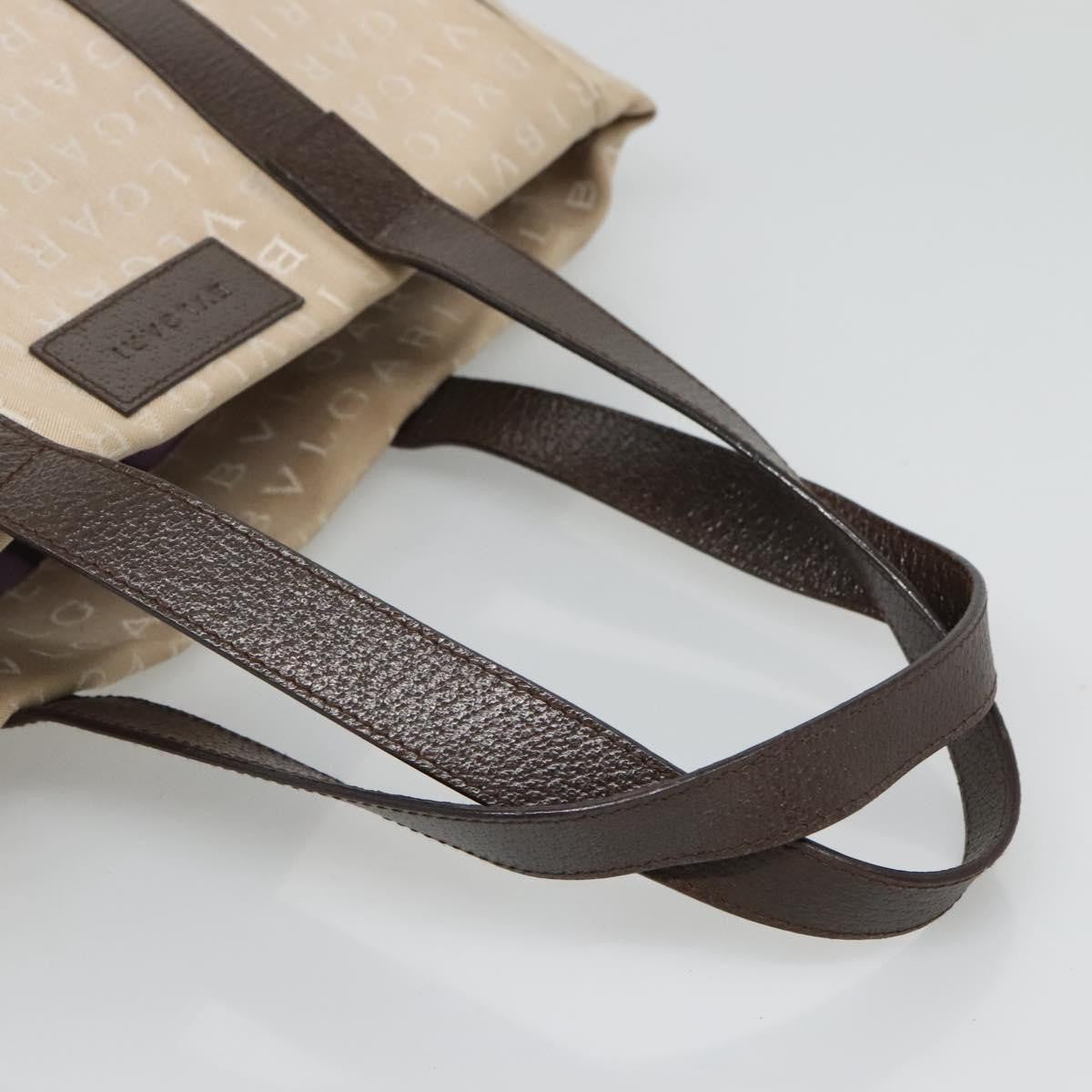 Bvlgari B.Zero1 Logomania Bag Canvas with Leather