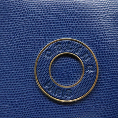Celine Circle Logo Handbag Leather