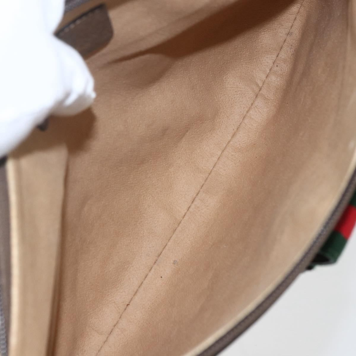 Gucci Vintage Web Crossbody Bag GG Coated Canvas