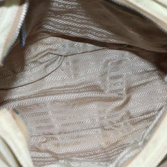 Prada Double Pocket Buckle Flap Bag Tessuto
