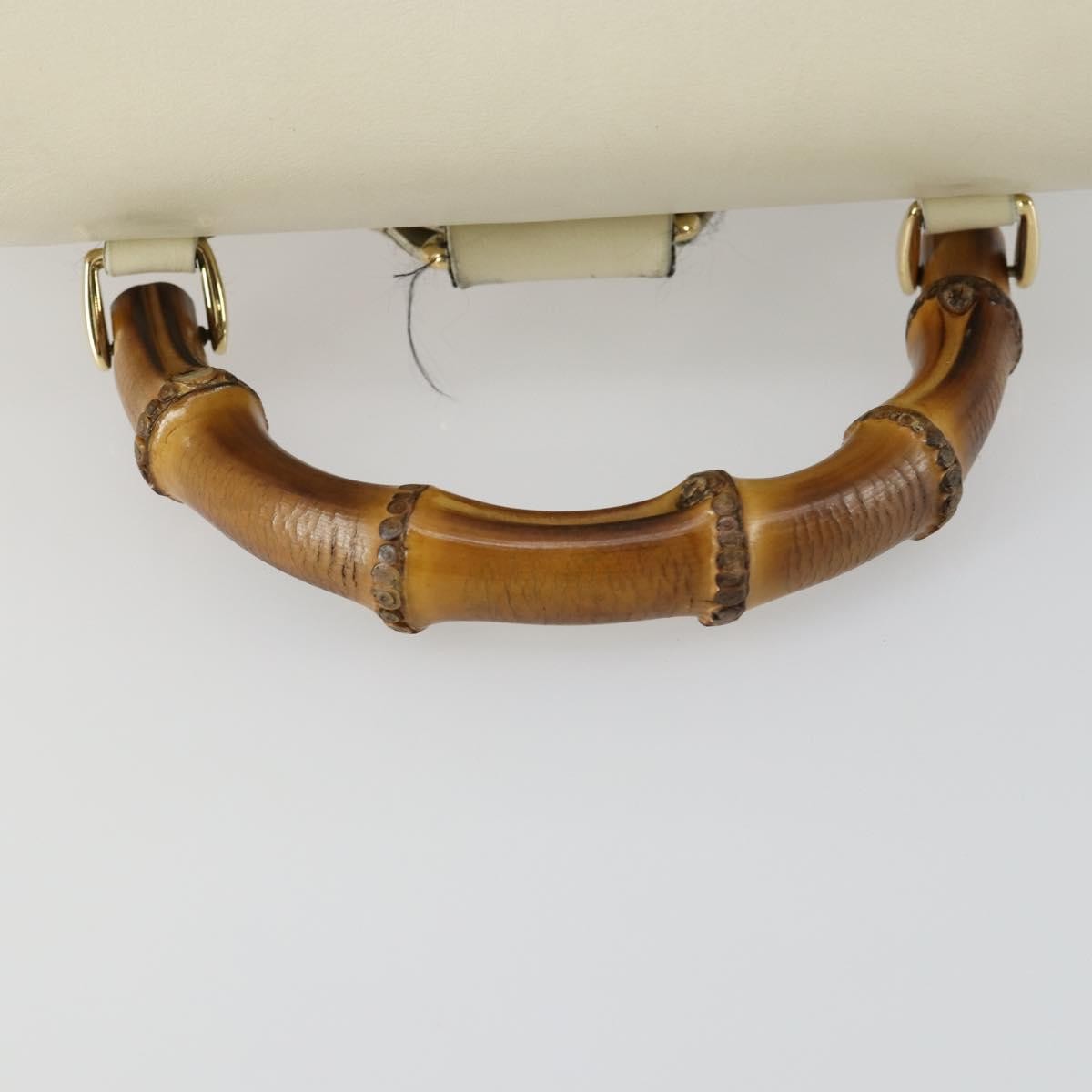 Gucci Vintage Bamboo Backpack Leather