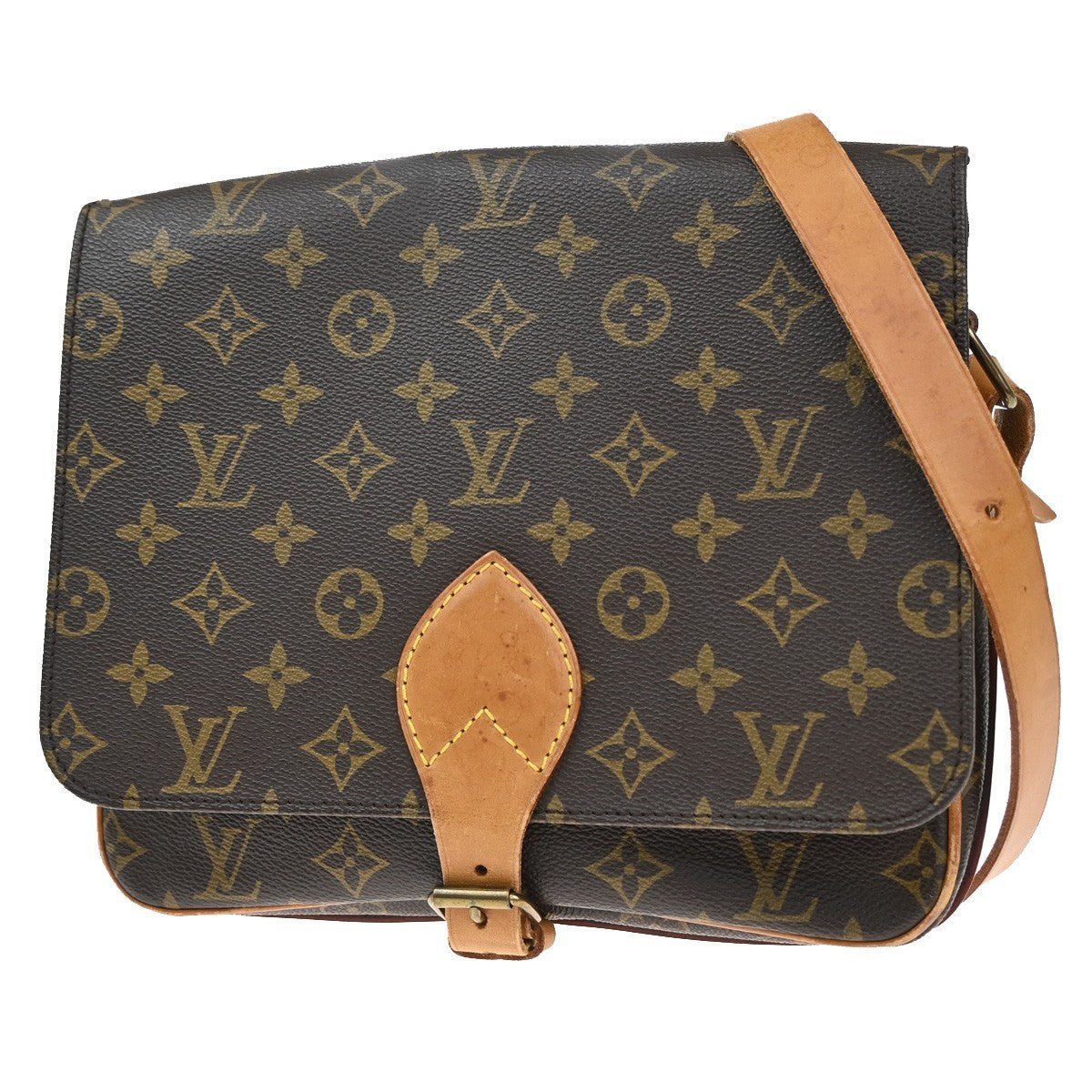 Louis Vuitton Cartouchiere Handbag Monogram Canvas