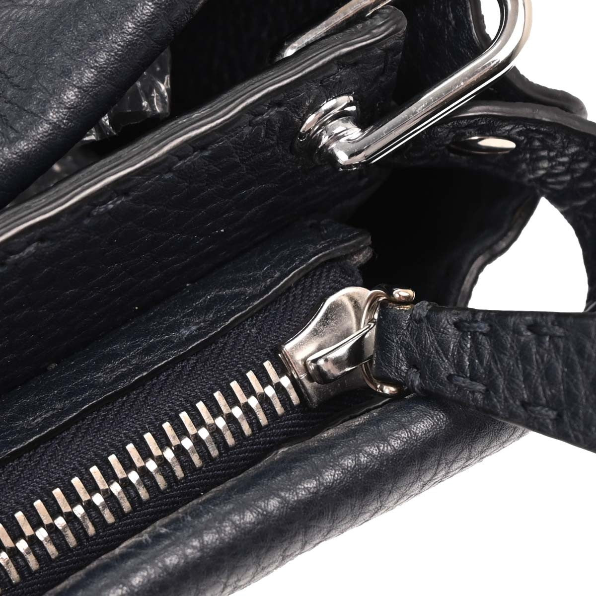 Fendi Faces Selleria Peekaboo Bag Leather