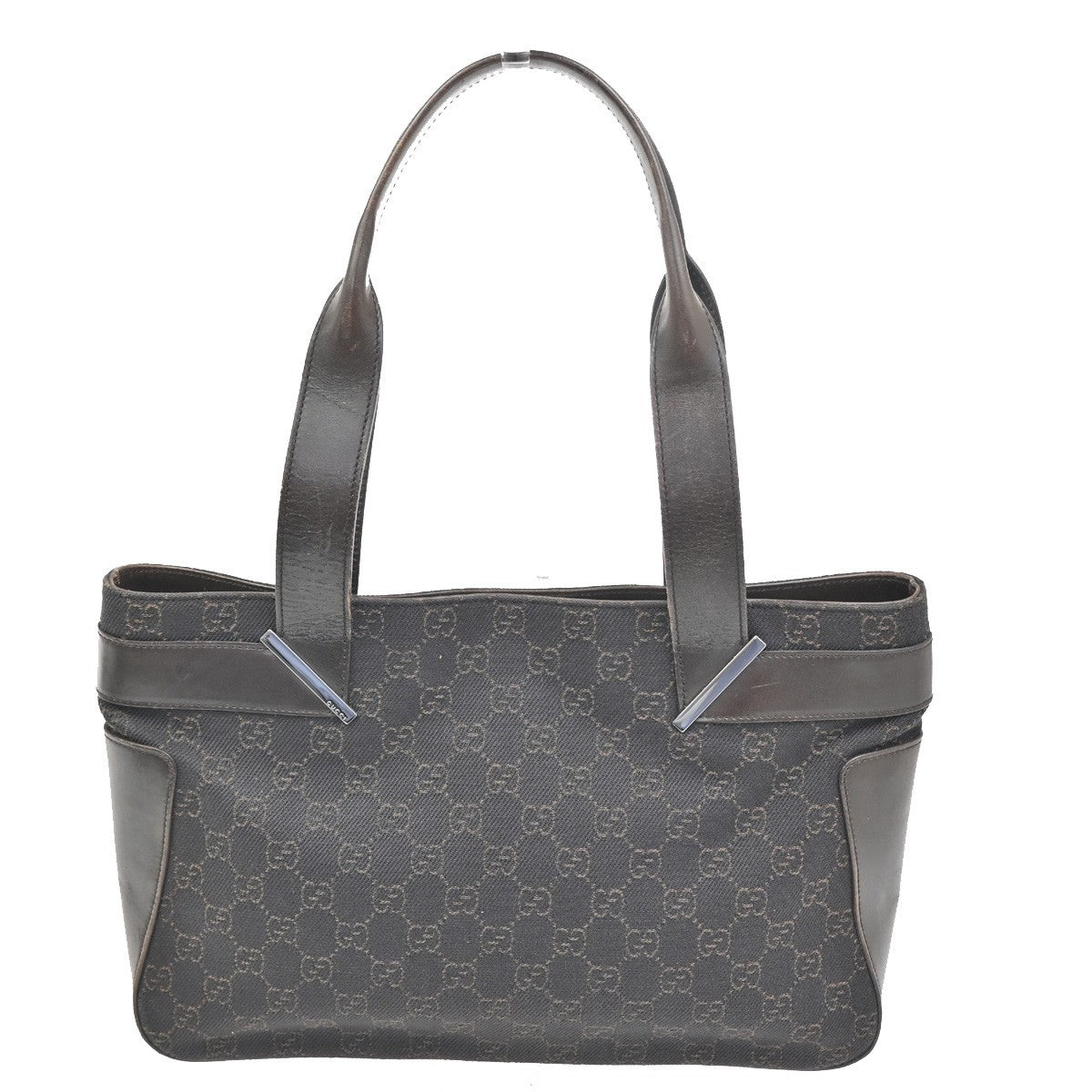 Gucci Vintage Shoulder Bag GG Coated Canvas