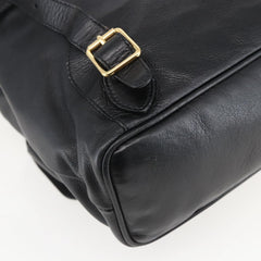 Gucci Vintage Bamboo Backpack Leather