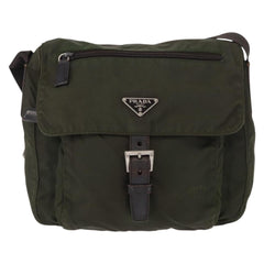Prada Buckle Messenger Bag Tessuto
