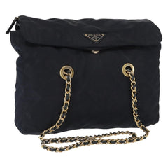 Prada Chain Shoulder Bag Tessuto