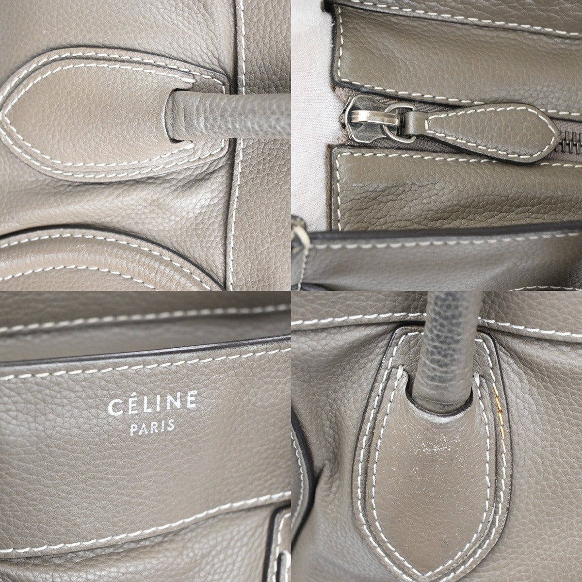 Celine Luggage Bag Grainy Leather