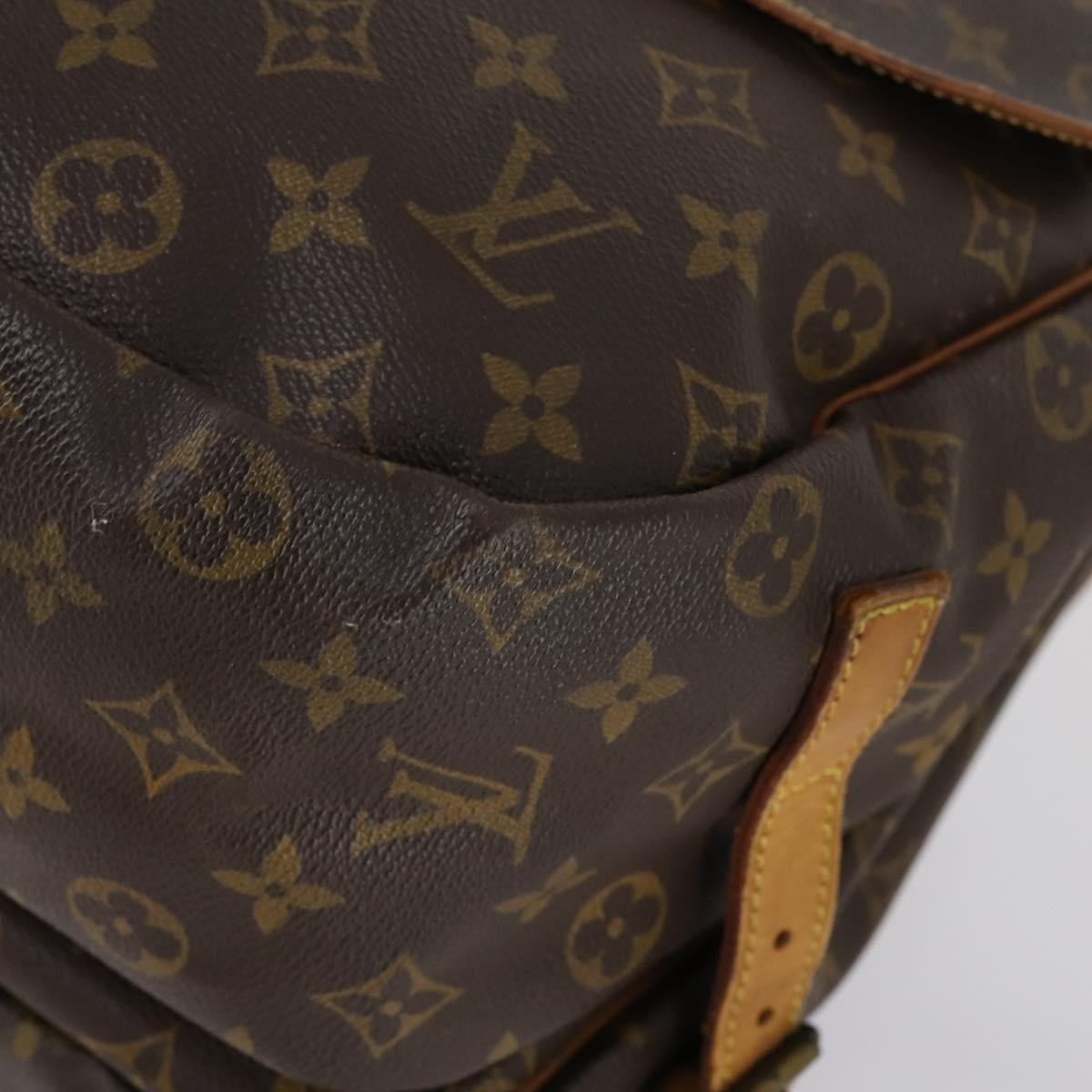 Louis Vuitton Saumur Handbag Monogram Canvas