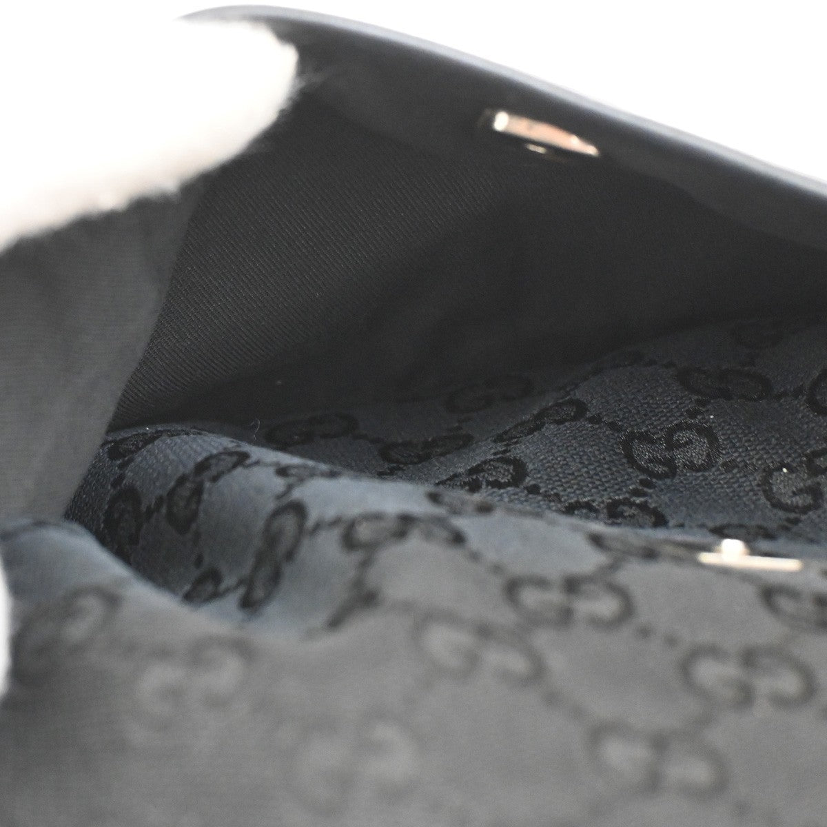 Gucci Zip Messenger GG Canvas with Perforated Leather