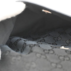 Gucci Zip Messenger GG Canvas with Perforated Leather