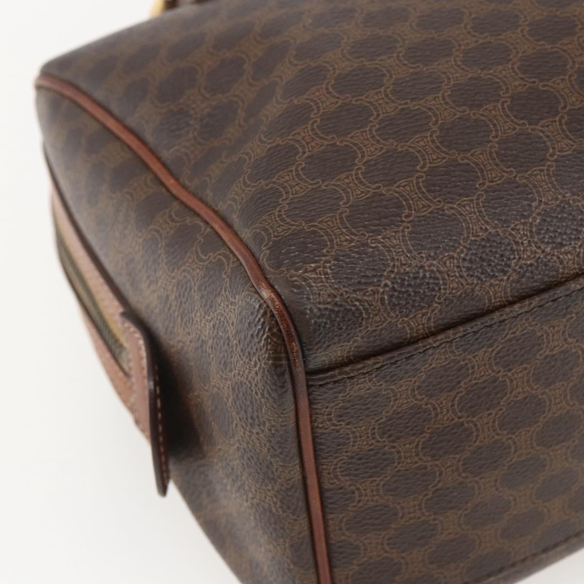 Celine Boston Bag Triomphe Coated Canvas