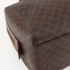 Celine Boston Bag Triomphe Coated Canvas