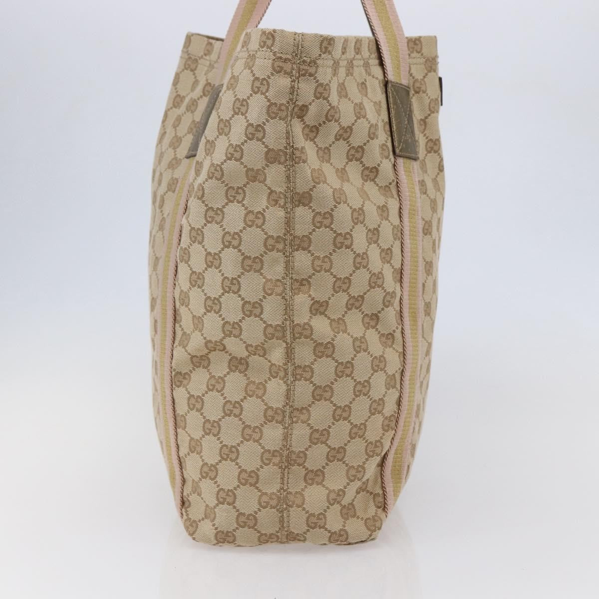 Gucci Original Web Tote GG Canvas