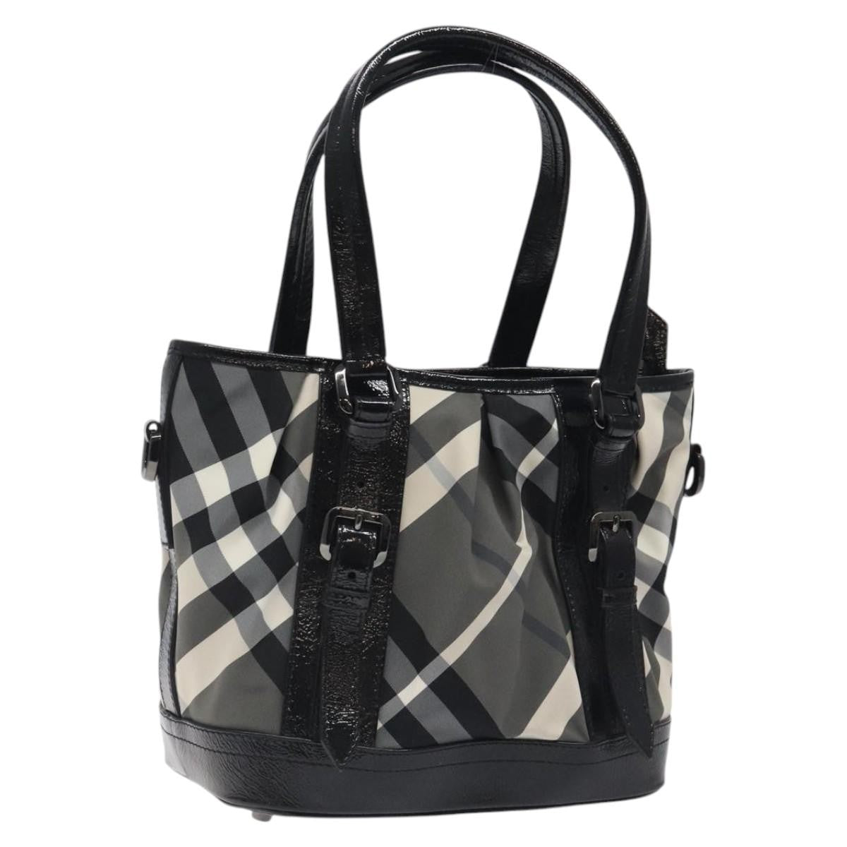 Burberry Lowry Convertible Tote Beat Check Nylon