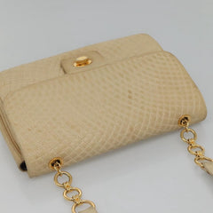 Bally Vintage Chain Shoulder Bag Quilted Leather