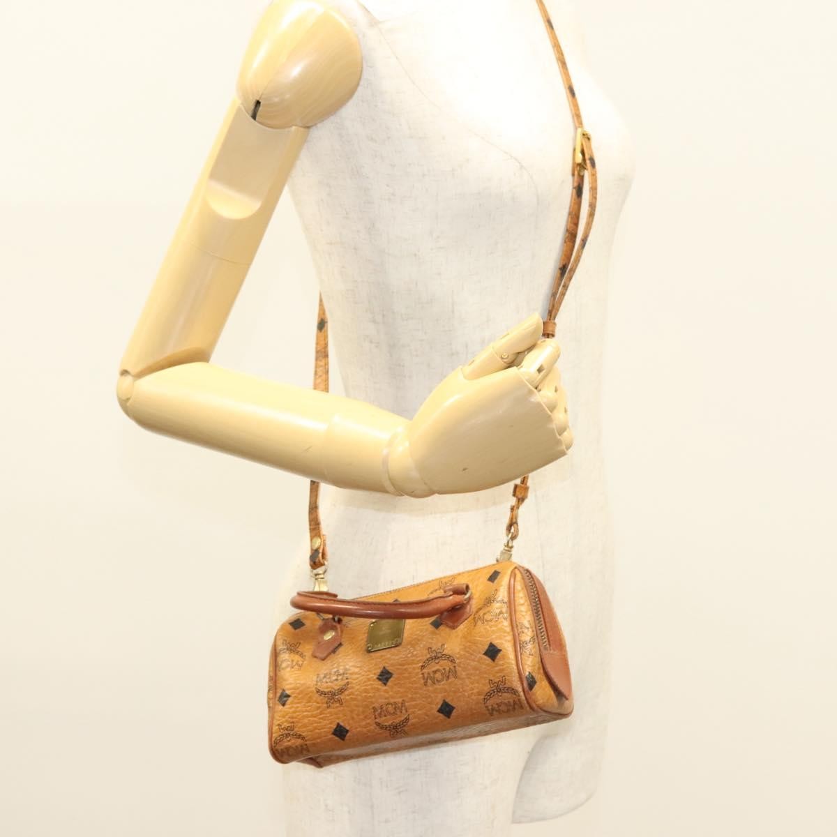 MCM Visetos logogramme Handbag Canvas and Leather