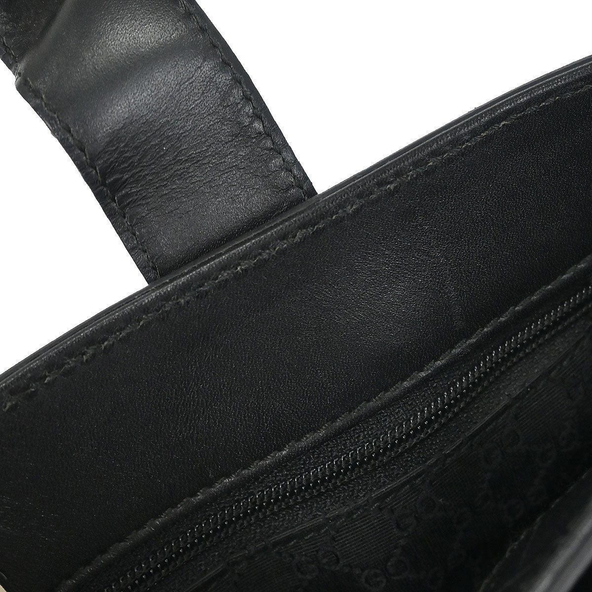 Gucci Web Handbag Leather wih Canvas