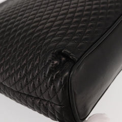 Bally Vintage Chain Shoulder Bag Quilted Leather