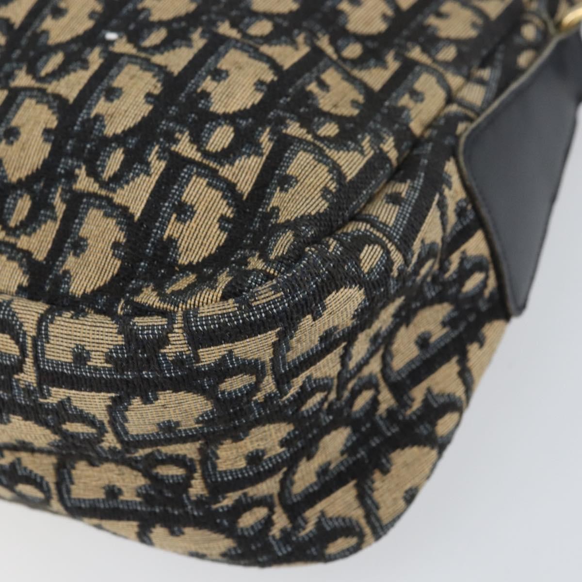 Christian Dior Vintage CD Trotter Handbag Canvas