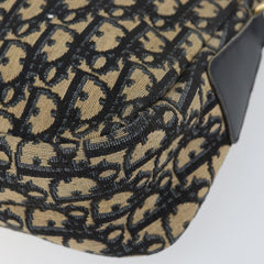 Christian Dior Vintage CD Trotter Handbag Canvas
