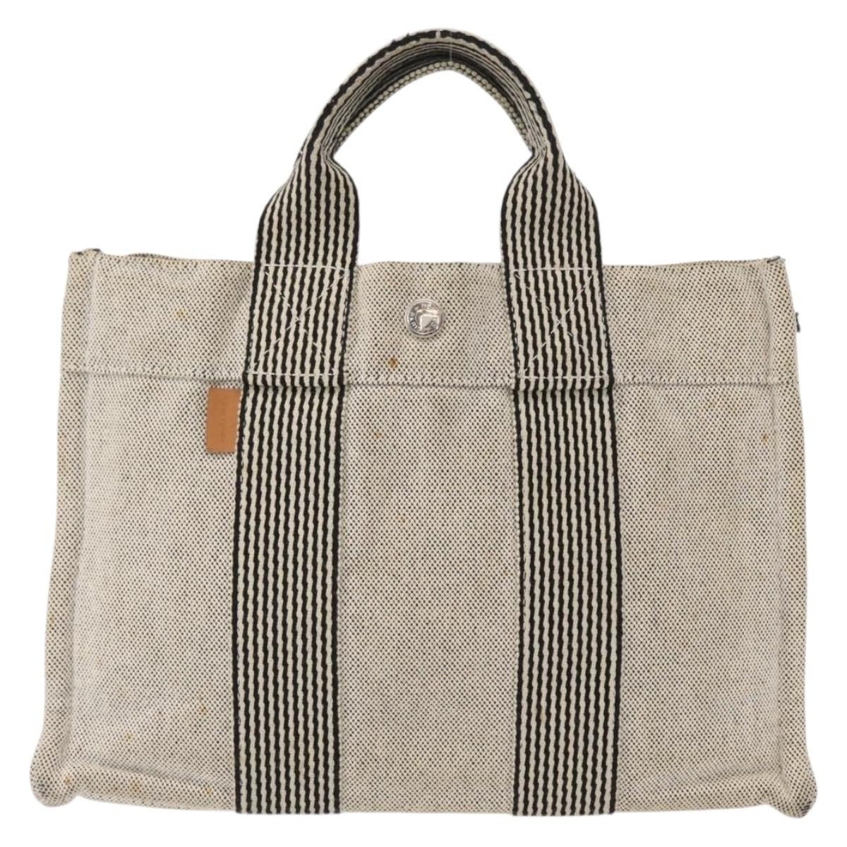 Hermes Fourre Tout Tote Canvas