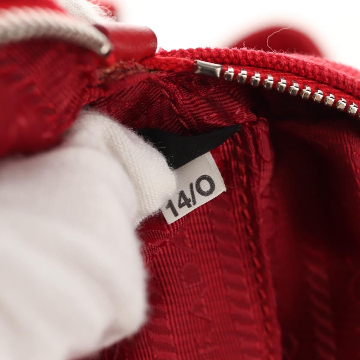 Prada Canapa Convertible Tote Grommet Embellished Canvas