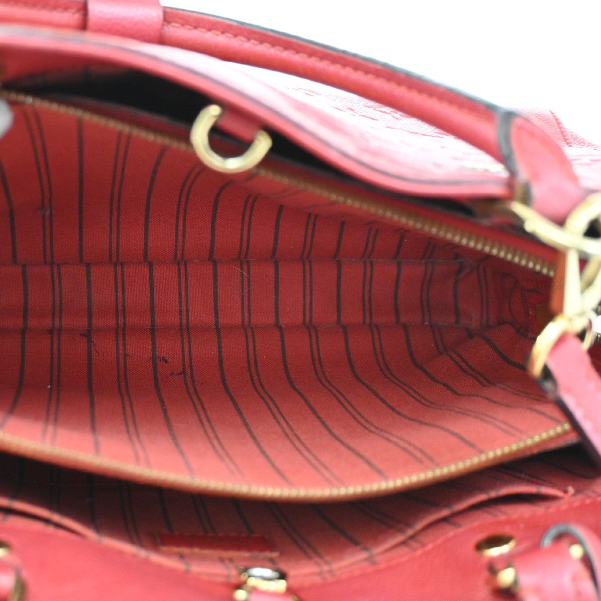 Louis Vuitton Montaigne Handbag Monogram Empreinte Leather