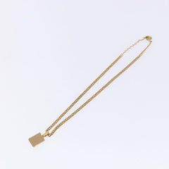 Christian Dior CD Pendant Necklace Gold-plated
