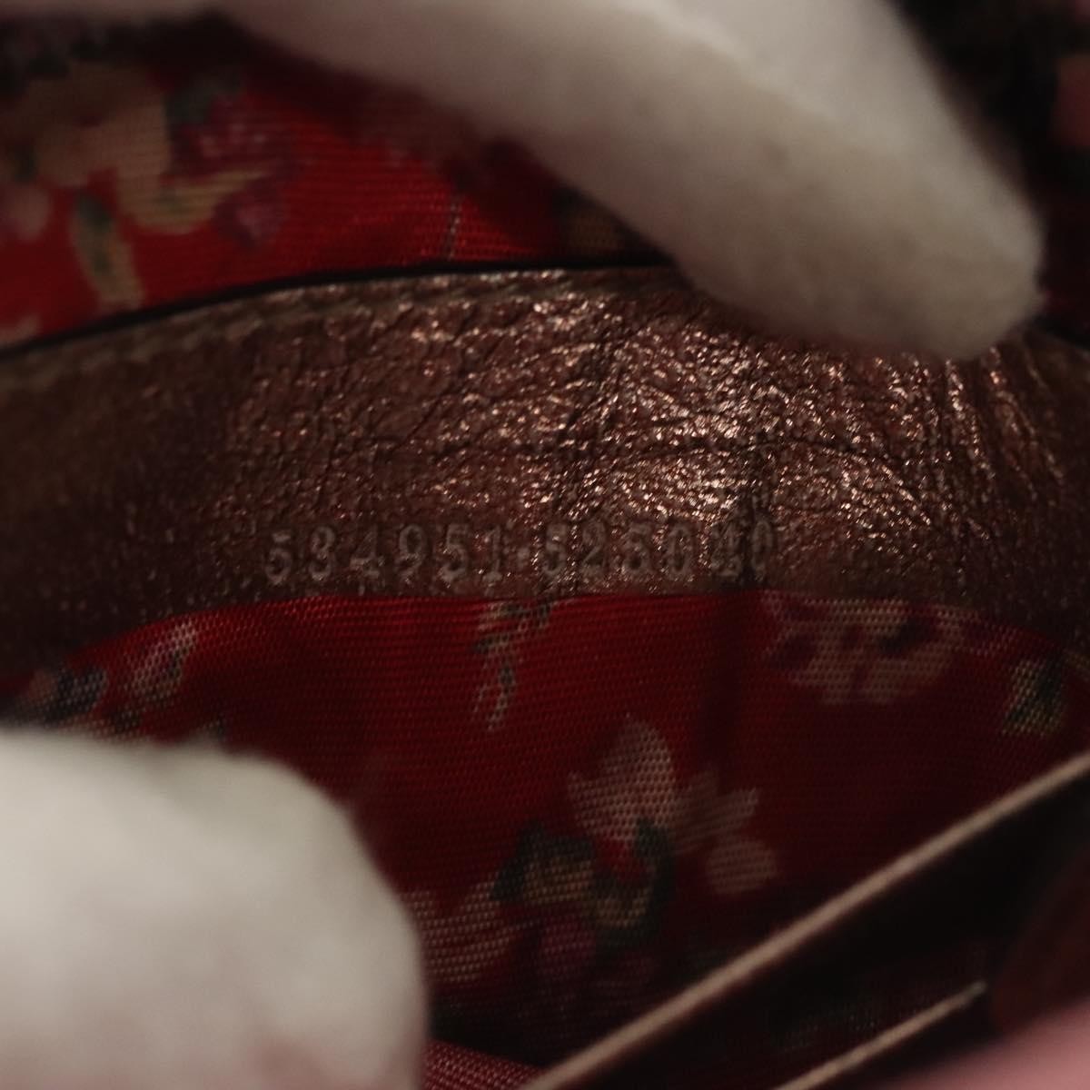 Gucci Trapuntata Camera Shoulder Bag Quilted Laminated Leather