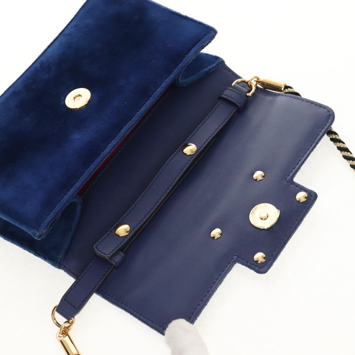 Gucci G Broadway Shoulder Bag Velvet with Crystals