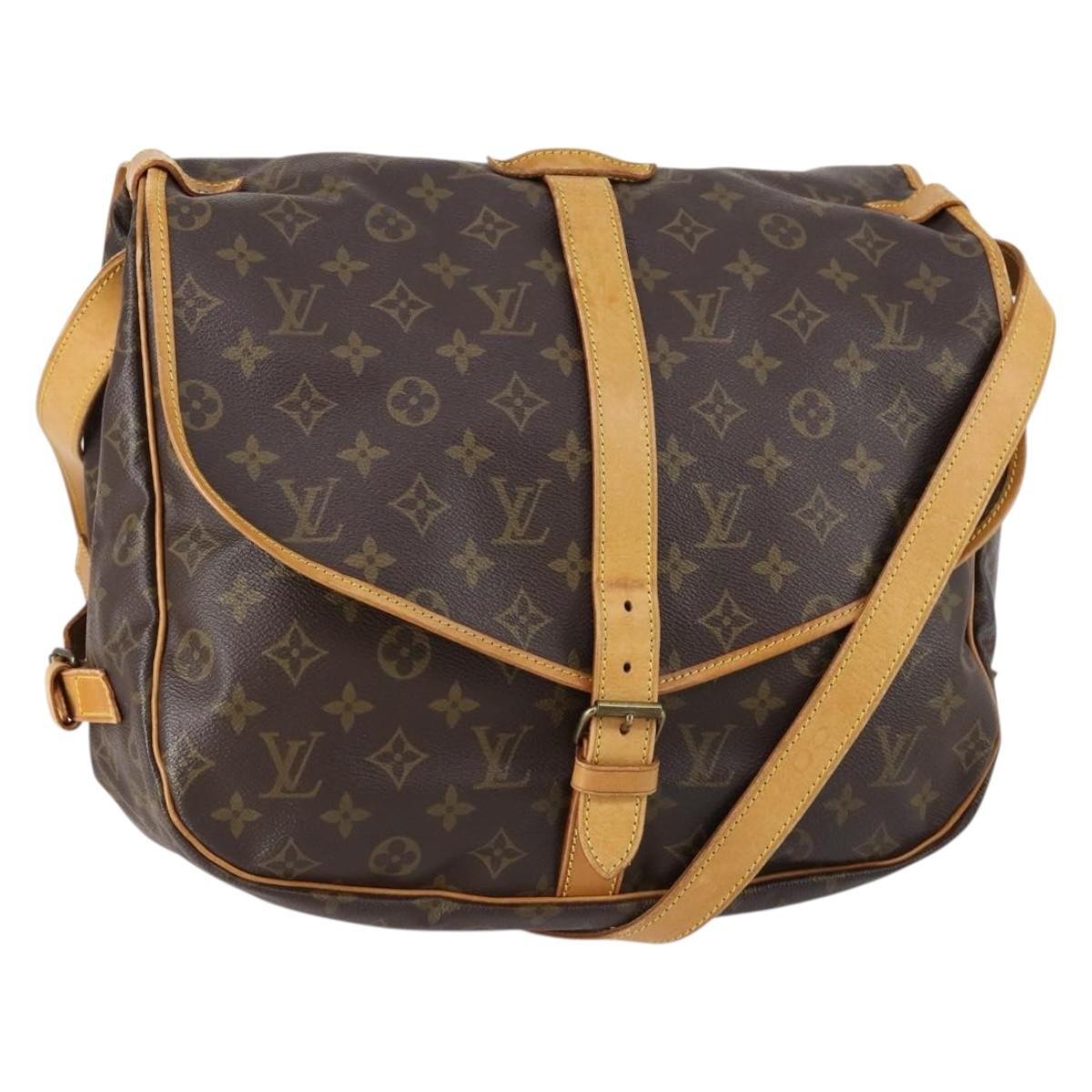 Louis Vuitton Saumur Handbag Monogram Canvas
