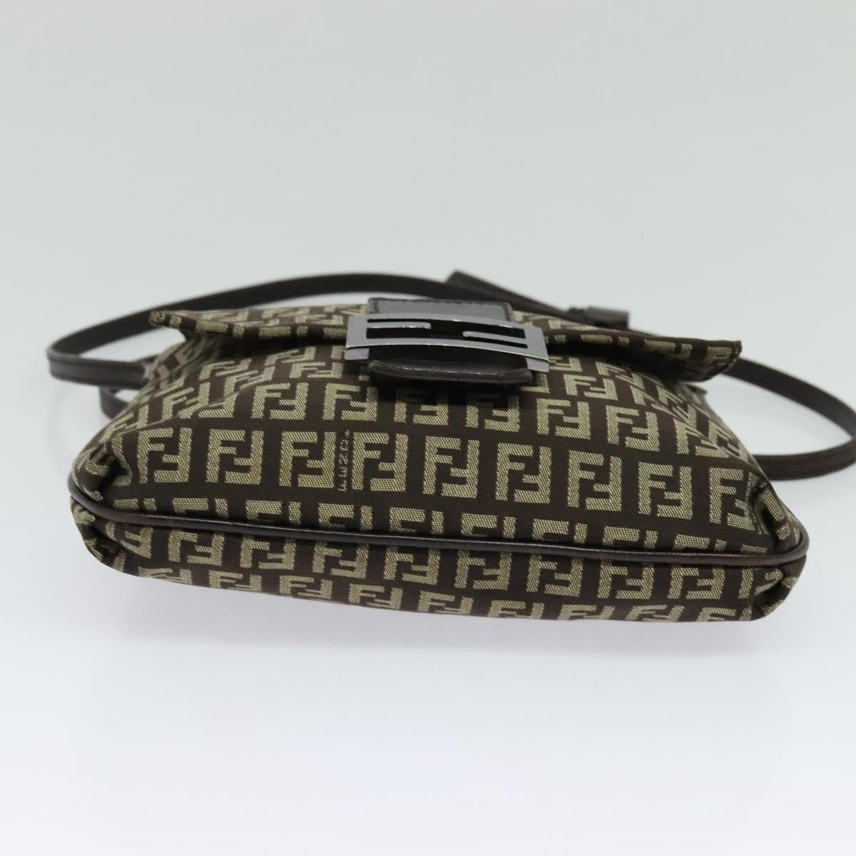 Fendi Mamma Baguette Shoulder Bag Canvas