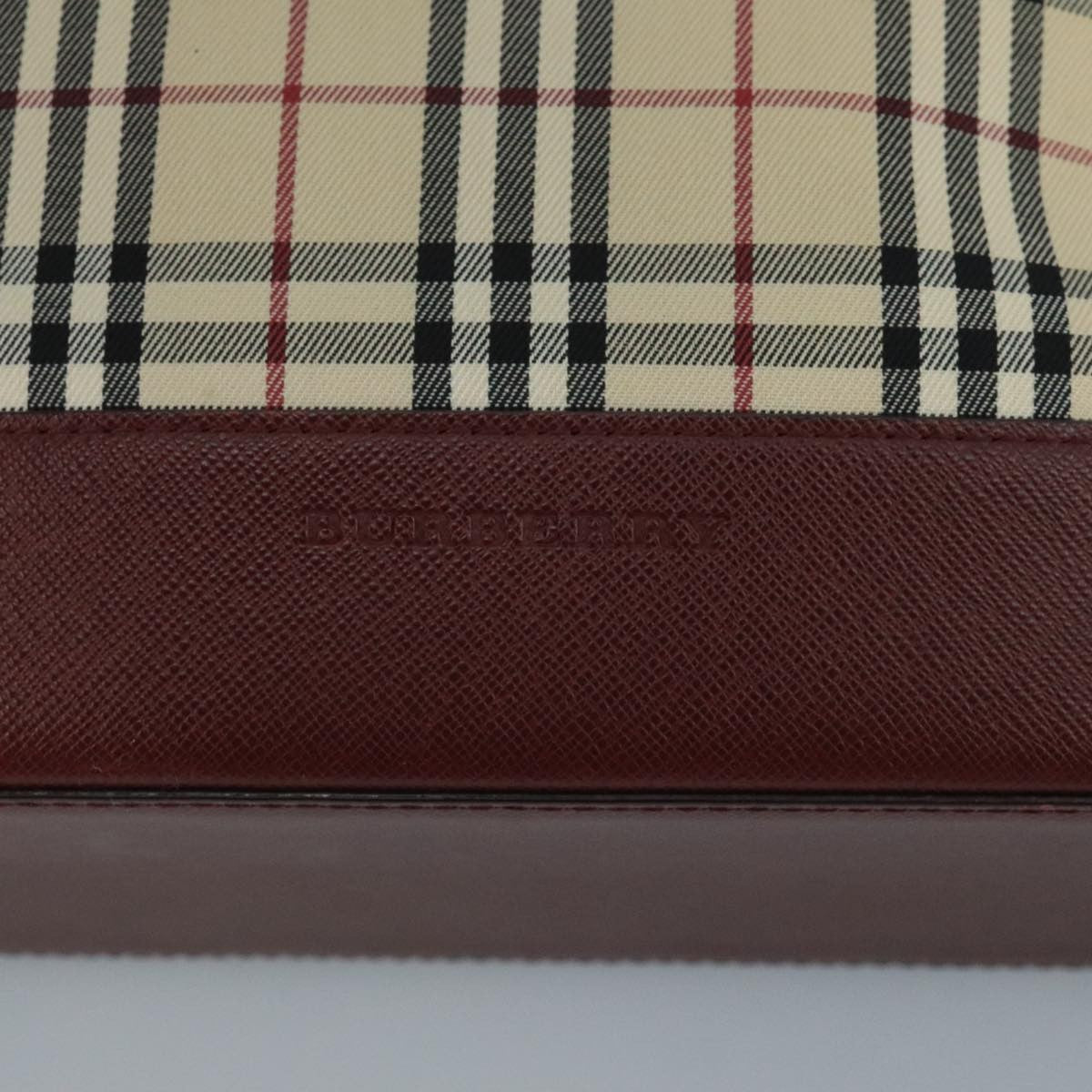 Burberry Nova Check Tote canvas check pattern