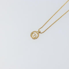 Christian Dior CD Pendant Necklace Metal