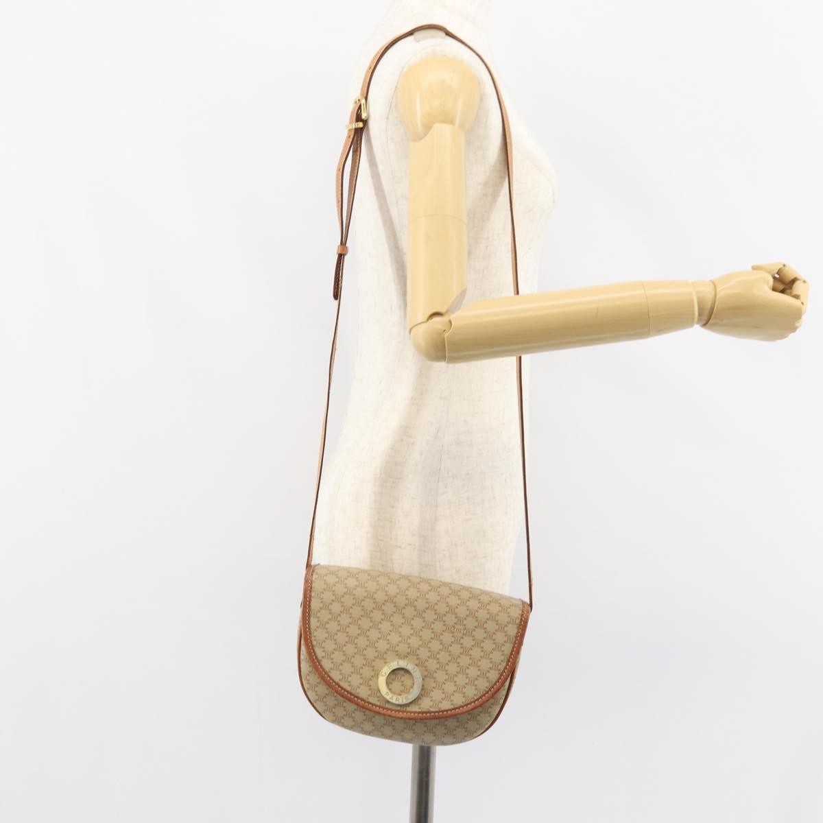 Celine Macadam Shoulder Bag PVC Leather