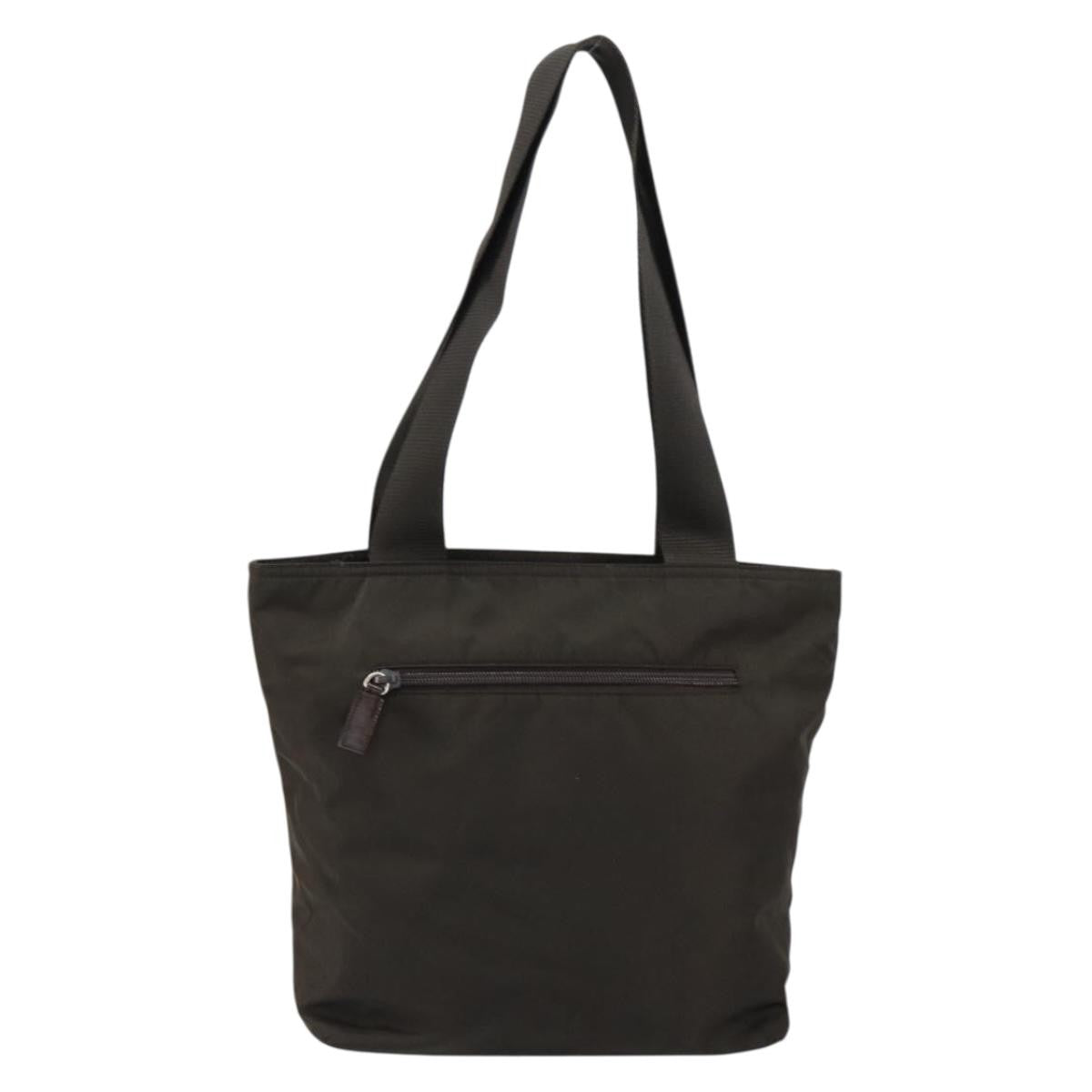 Prada Vintage Zip Tote Tessuto