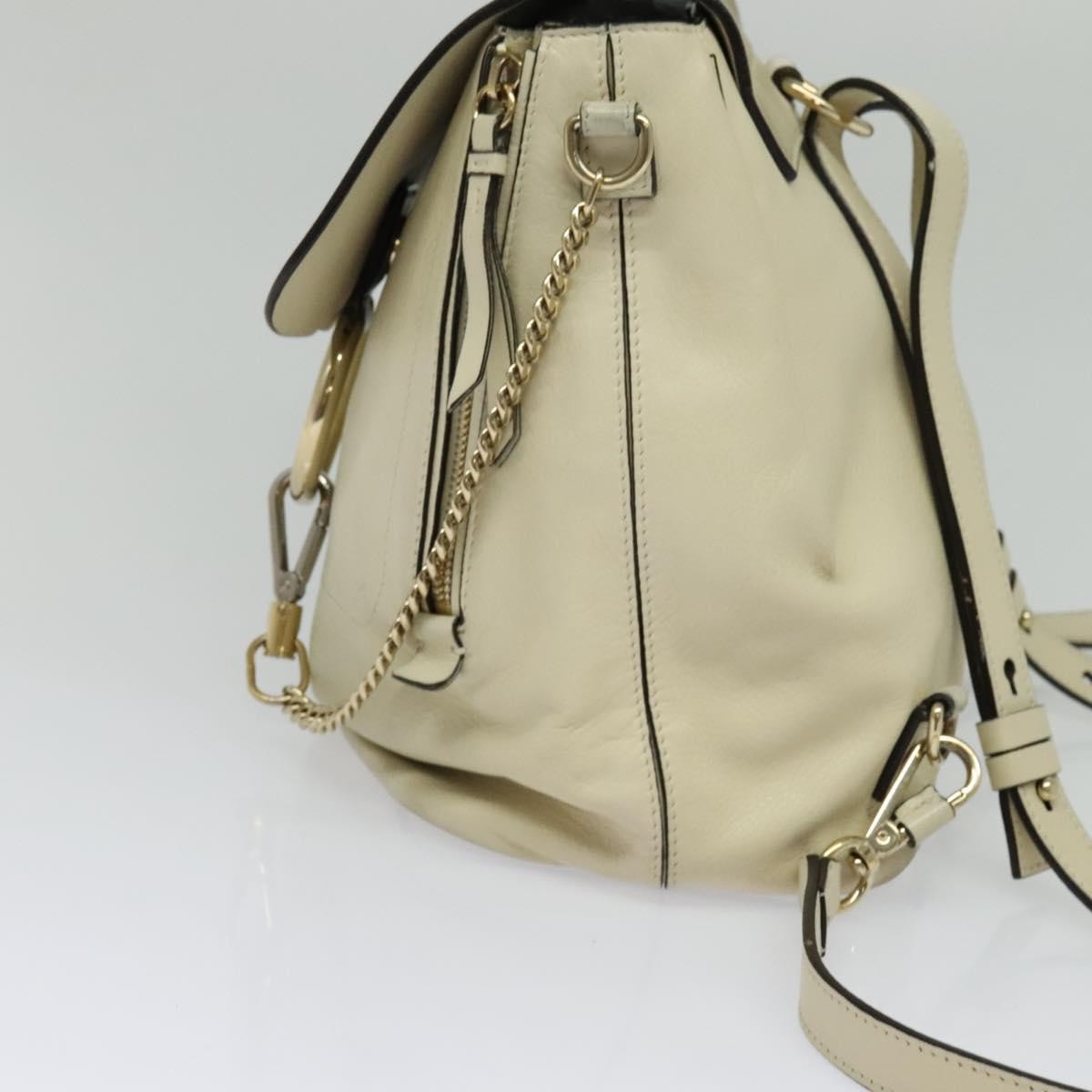 Chloe Faye Backpack Leather and Suede