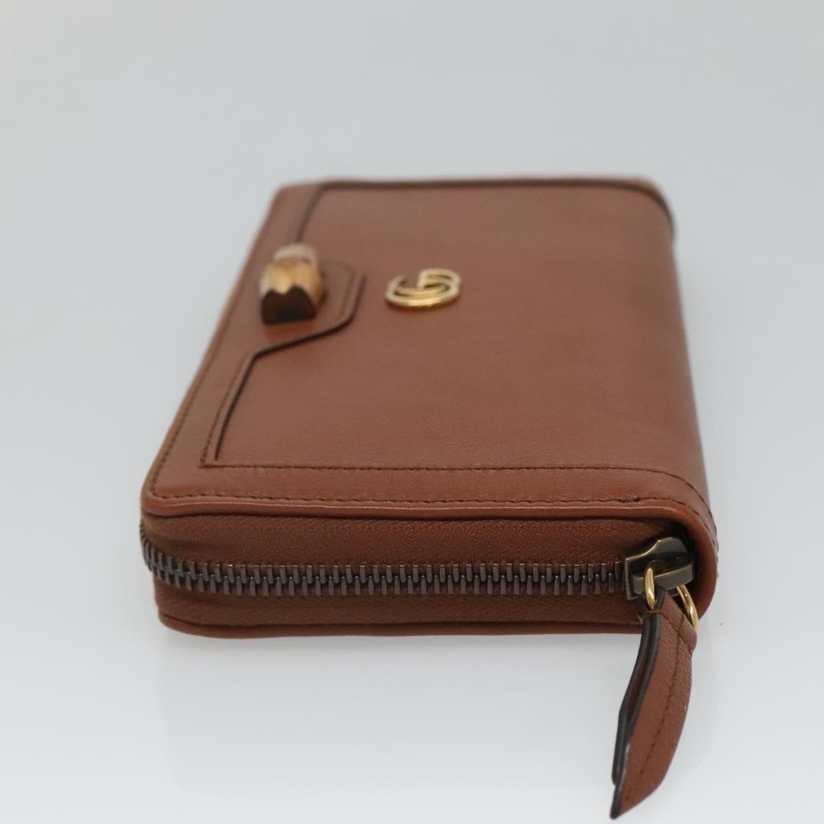 Gucci Diana Zip Around Wallet Leather