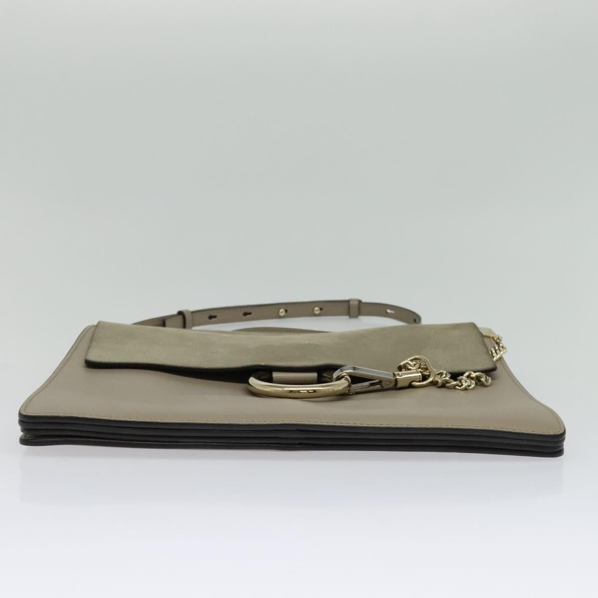 Chloe Faye Shoulder Bag Leather and Suede