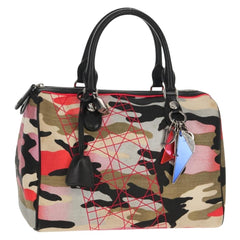 Christian Dior Polochon Satchel Limited Edition Anselm Reyle Camouflage Canvas