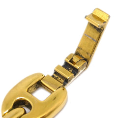 Gucci 1100 Interchangeable Bezel Bangle Quartz Watch Plated Metal with Plastic