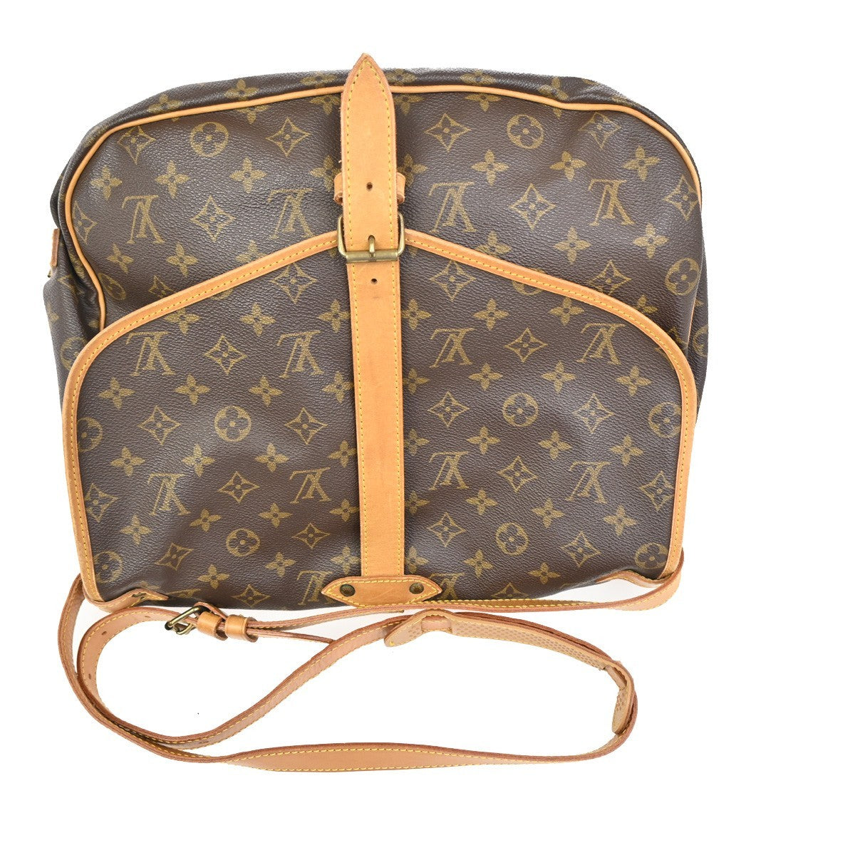 Louis Vuitton Saumur Handbag Monogram Canvas
