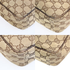 Gucci Vintage Front Pocket Flat Messenger GG Canvas