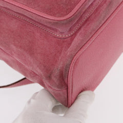 Gucci Vintage Bamboo Backpack Suede