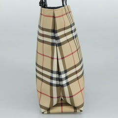 Burberry Top Handle Tote Nova Check Canvas