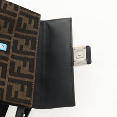 Fendi Baguette Convertible Belt Bag Zucca canvas